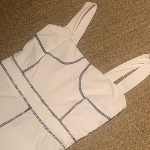 NWT We Wore What Off White Corset Bodysuit Medium